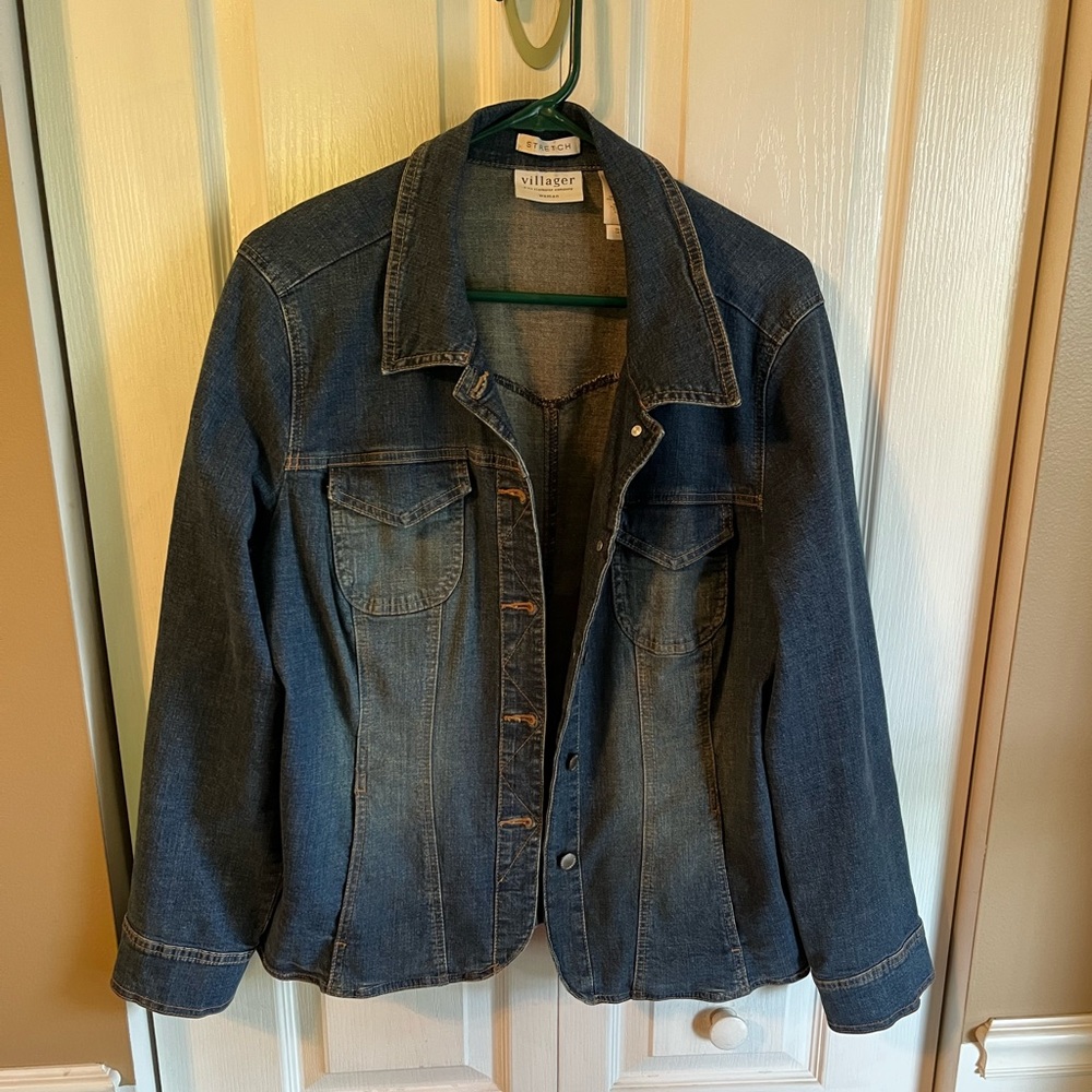 Liz Claiborne woman’s stretch jean jacket.